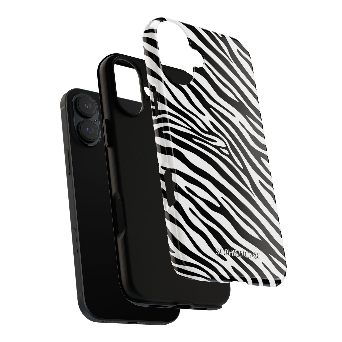 Dark Thoughts in Urban Zebra - Tough Phone Case