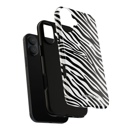 Dark Thoughts in Urban Zebra - Tough Phone Case