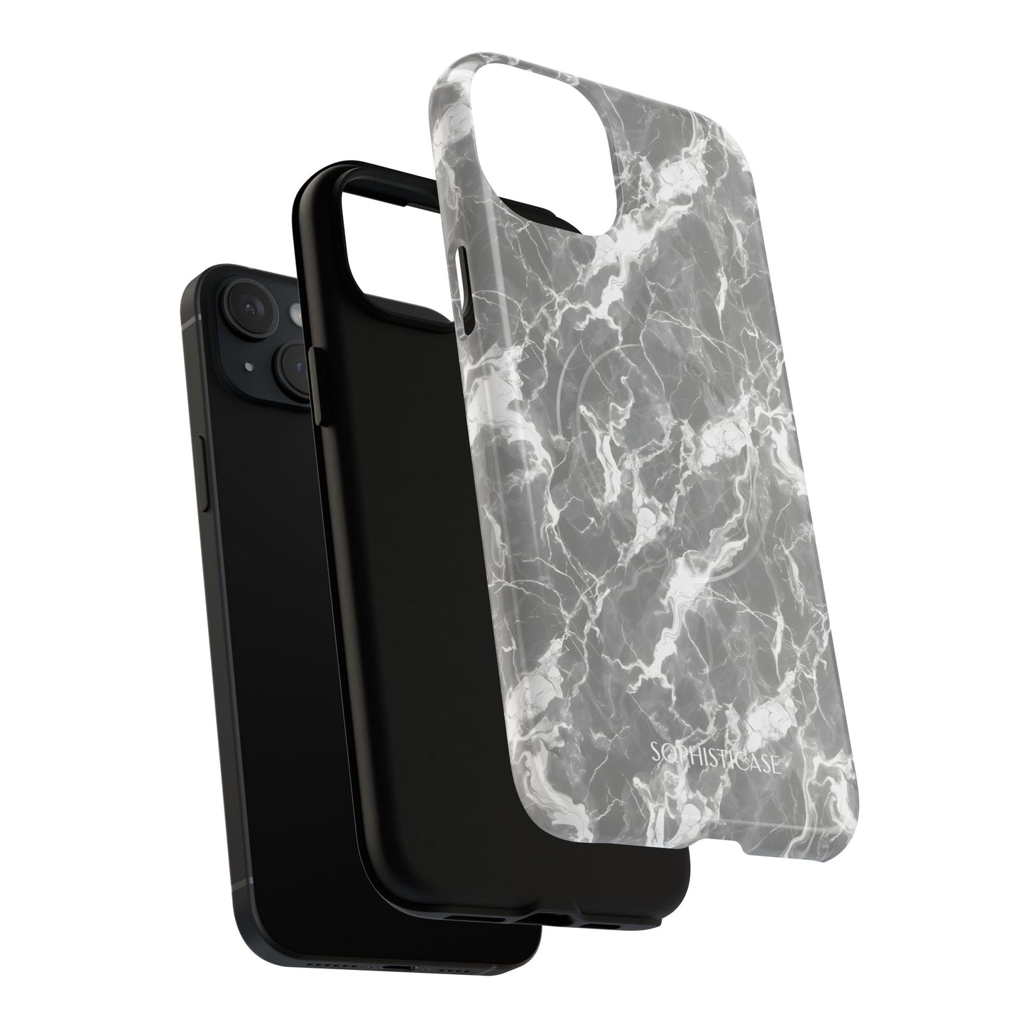 Marble Crush in Grey - Magsafe Case