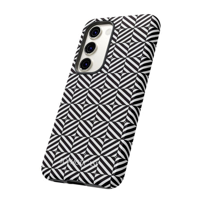 Illusions in Black - Tough Phone Case for Samsung Galaxy