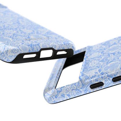Luxe Lace in Blue - iPhone Case, Samsung Galaxy Case, Google Pixel Case