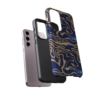 Cosmic Zebra in Blue - iPhone Case, Samsung Galaxy Case, Google Pixel Case