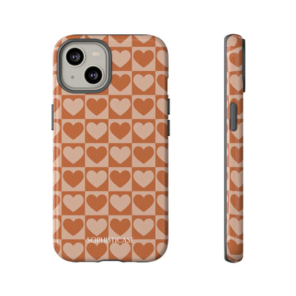 Tough Love in Brown - Tough Phone Case