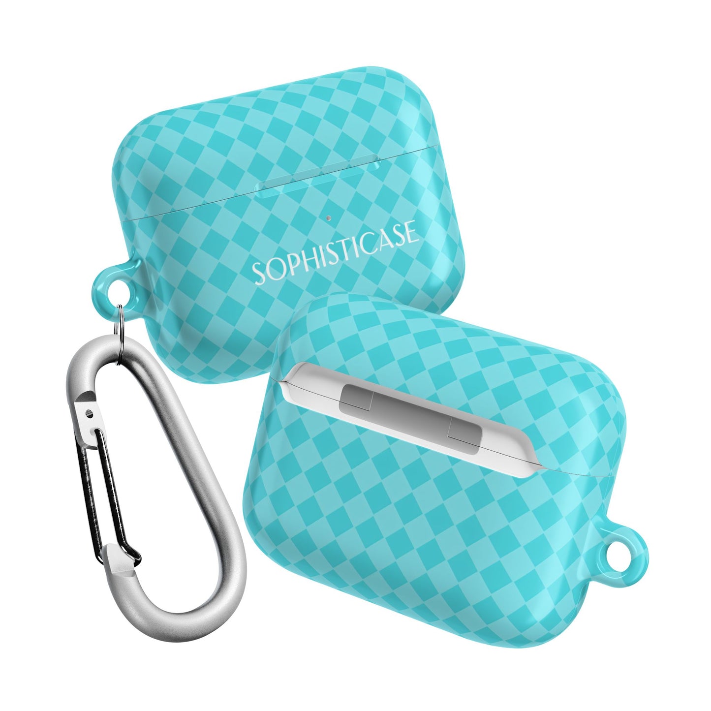 AirPod Cases - Diamond Diva in Aqua