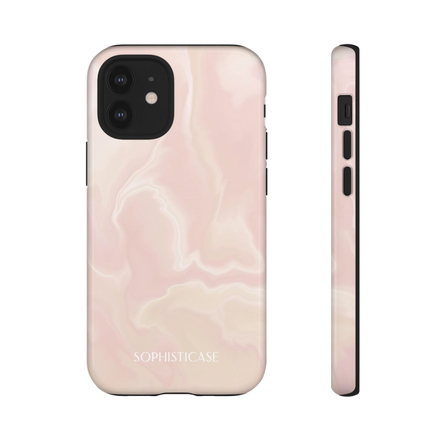 Liquid Magic in Beige Haze - iPhone Case
