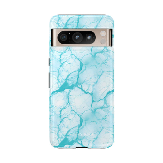 Marble Opulence in Aqua - Google Pixel Case