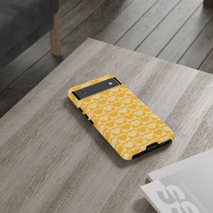 Tough Love in Yellow - Tough Phone Case
