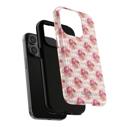 Rose Diamond Romance in Sienna - Magsafe Phone Case