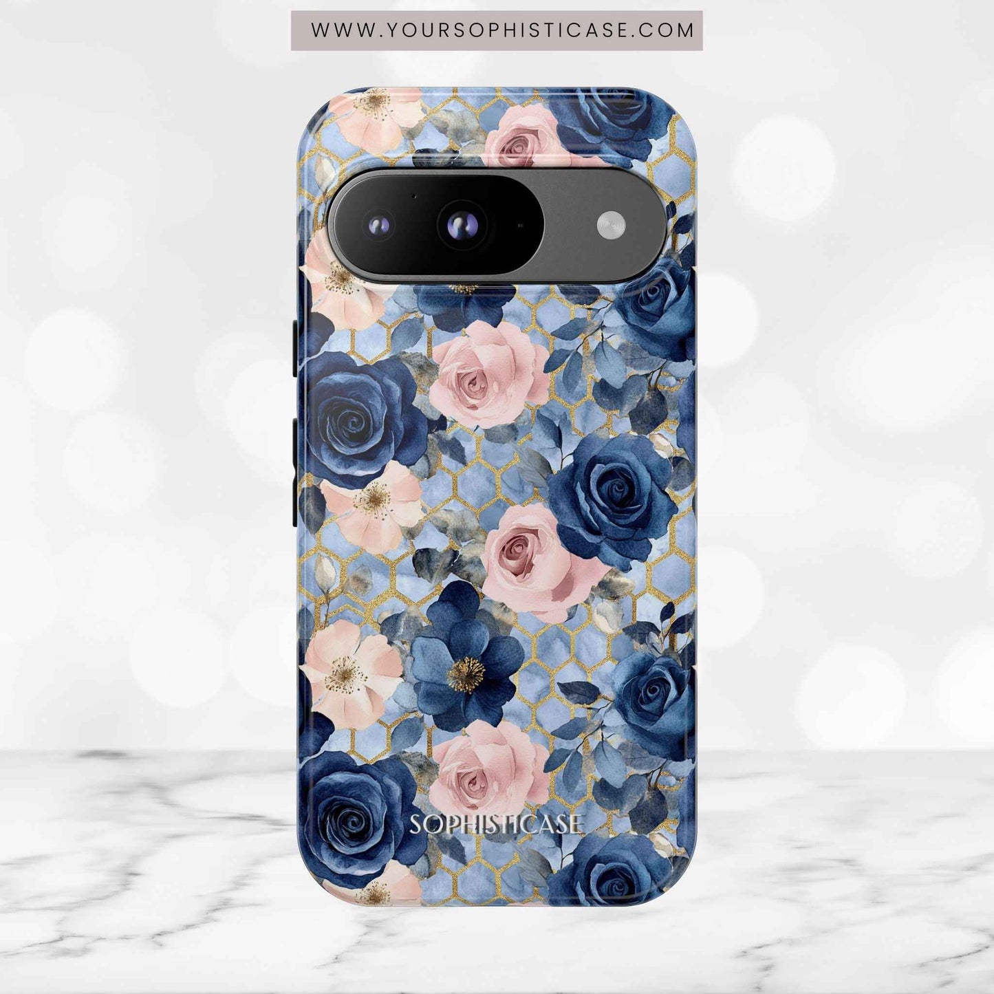 Royal Floral in Gilded Sky - Tough Phone Case