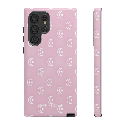 Moon Phase in Pink - Tough Phone Case for Samsung Galaxy