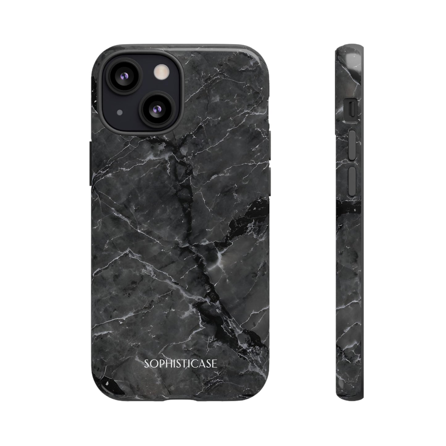 Marble Opulence in Black - iPhone Case, Samsung Galaxy Case, Google Pixel Case