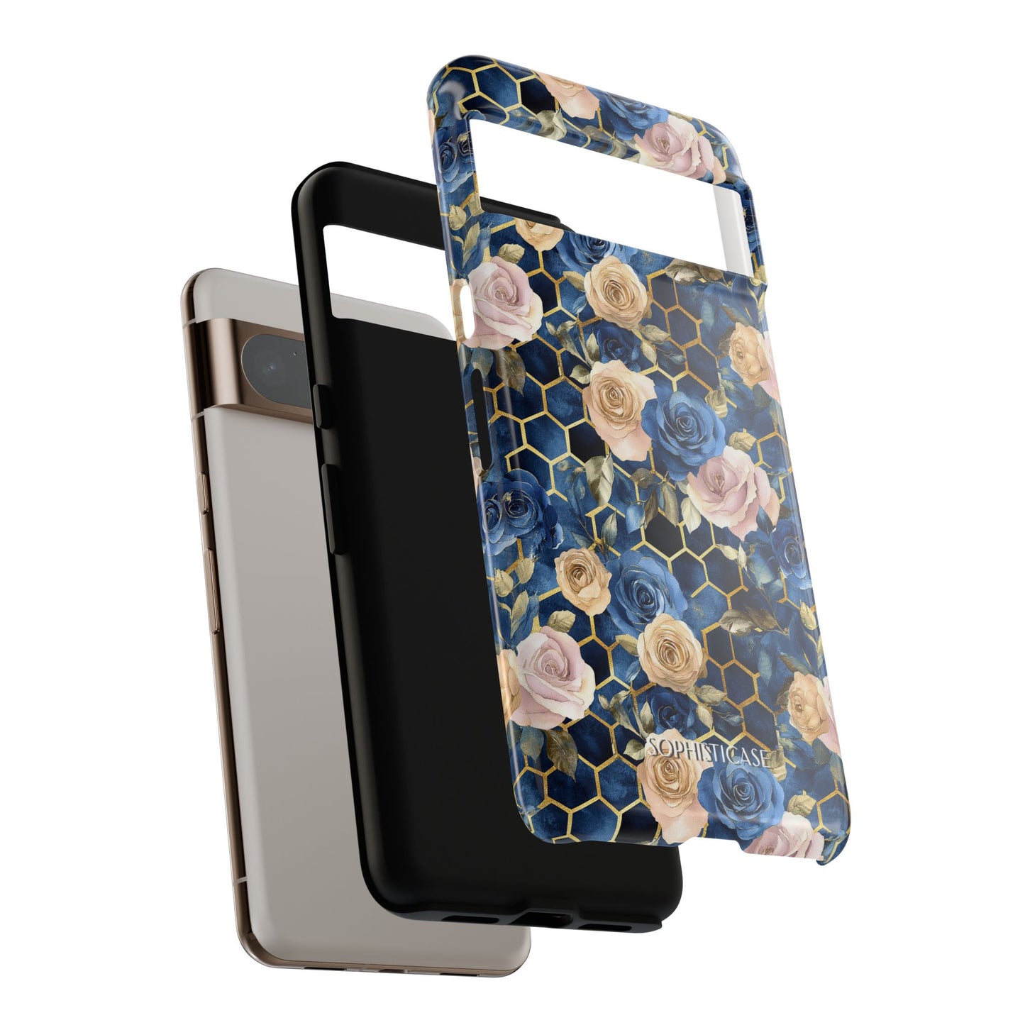 Royal Floral in Midnight Rose - Tough Phone Case