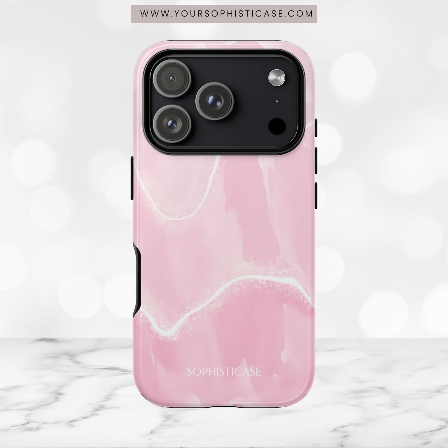 Serenity in Light Pink - iPhone Case