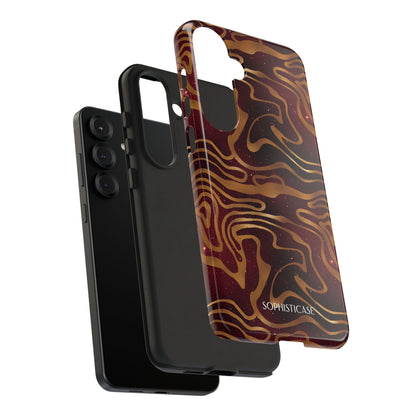 Cosmic Zebra in Red - iPhone Case, Samsung Galaxy Case, Google Pixel Case