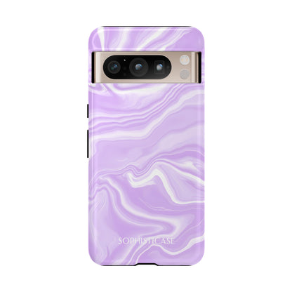 Liquid Dreams in Light Purple - Drop Proof Phone Case for Google Pixel