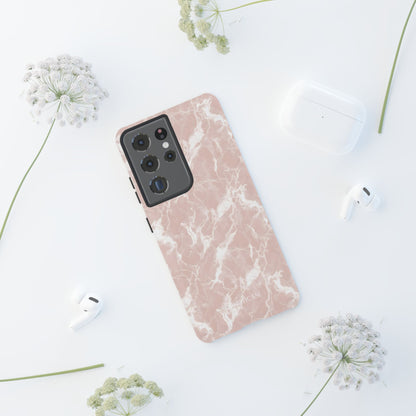 Marble Crush in Neutral Beige - Tough Phone Case