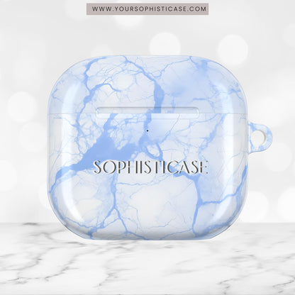 AirPod Cases - Marble Opulence in Blue