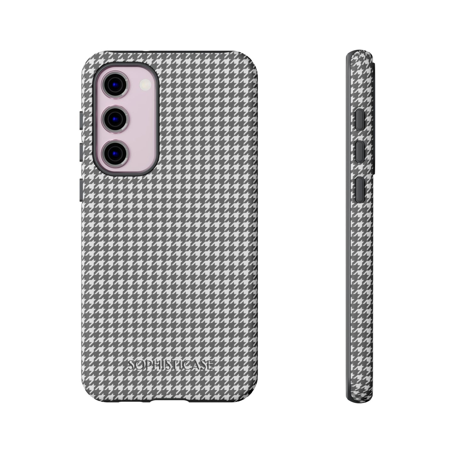 Tough Case - Houndstooth in Grey