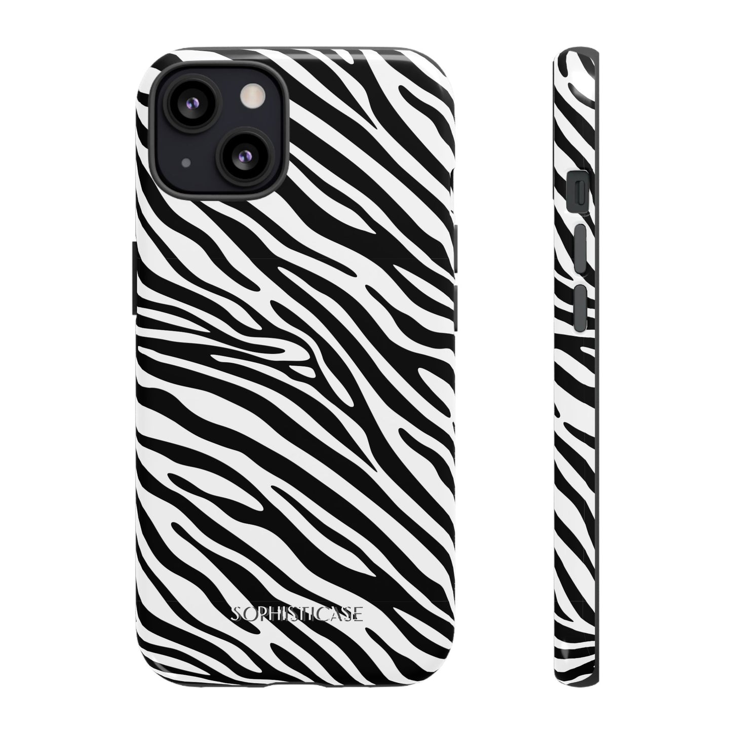 Dark Thoughts in Urban Zebra - Tough Phone Case