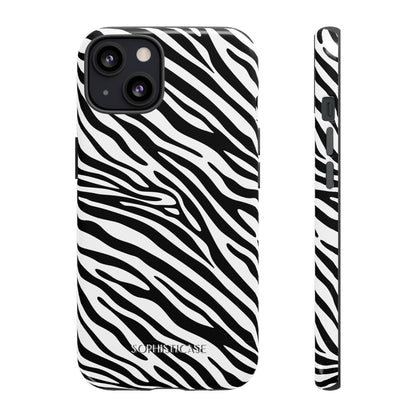 Dark Thoughts in Urban Zebra - Tough Phone Case