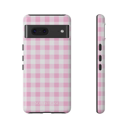 Tough Case - Gingham in Pink