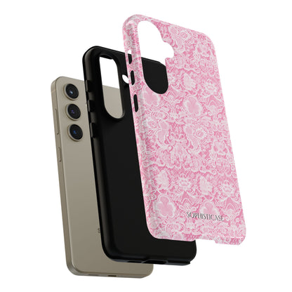 Luxe Lace in Pink - Tough Phone Case