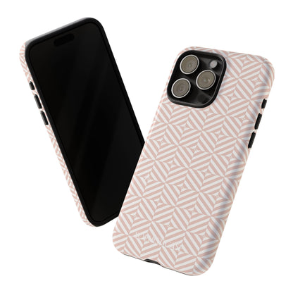 Illusions in Neutral Beige - Tough Phone Case for iPhone