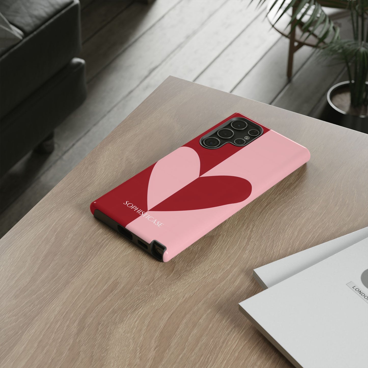Be Mine in Red and Pink - iPhone Case, Samsung Galaxy Case, Google Pixel Case