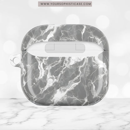 AirPod Cases - Marble Crush in Charcoal Grey