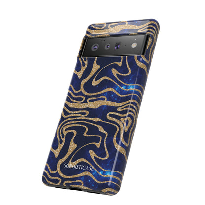 Cosmic Zebra in Blue - iPhone Case, Samsung Galaxy Case, Google Pixel Case