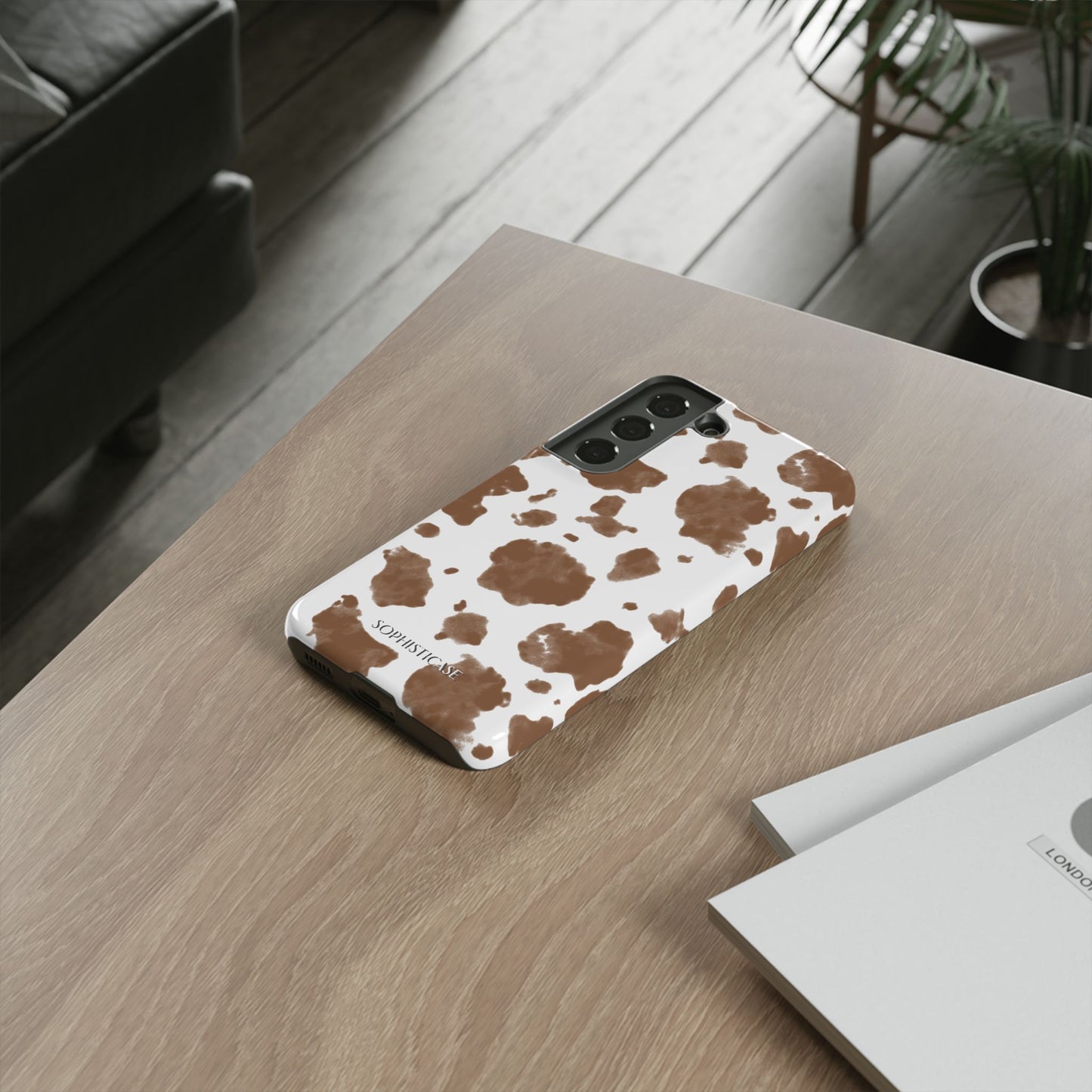 Holy Cow in Brown - iPhone Case, Samsung Galaxy Case, Google Pixel Case