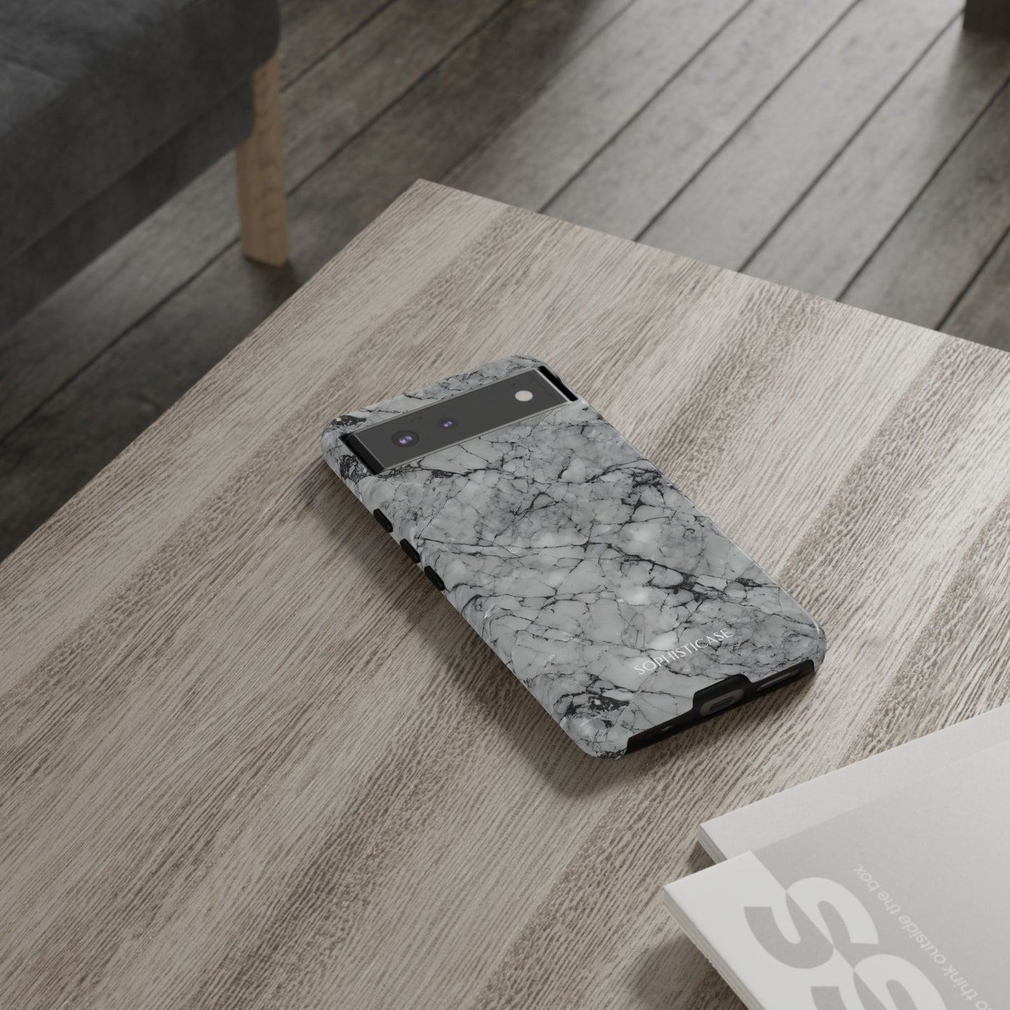 Marble Opulence in Grey - iPhone Case, Samsung Galaxy Case, Google Pixel Case