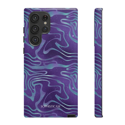 Cosmic Gold in Blue & Purple - iPhone Case, Samsung Galaxy Case, Google Pixel Case
