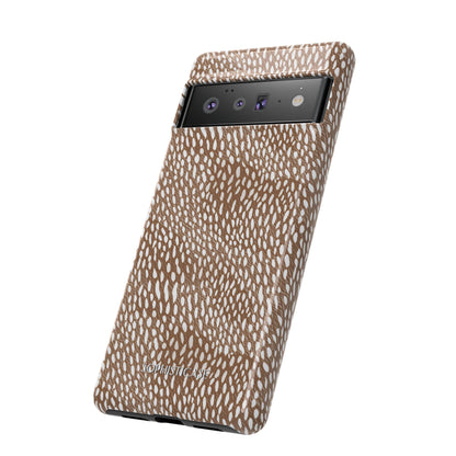 Oh Deer! in Brown- Tough Phone Case