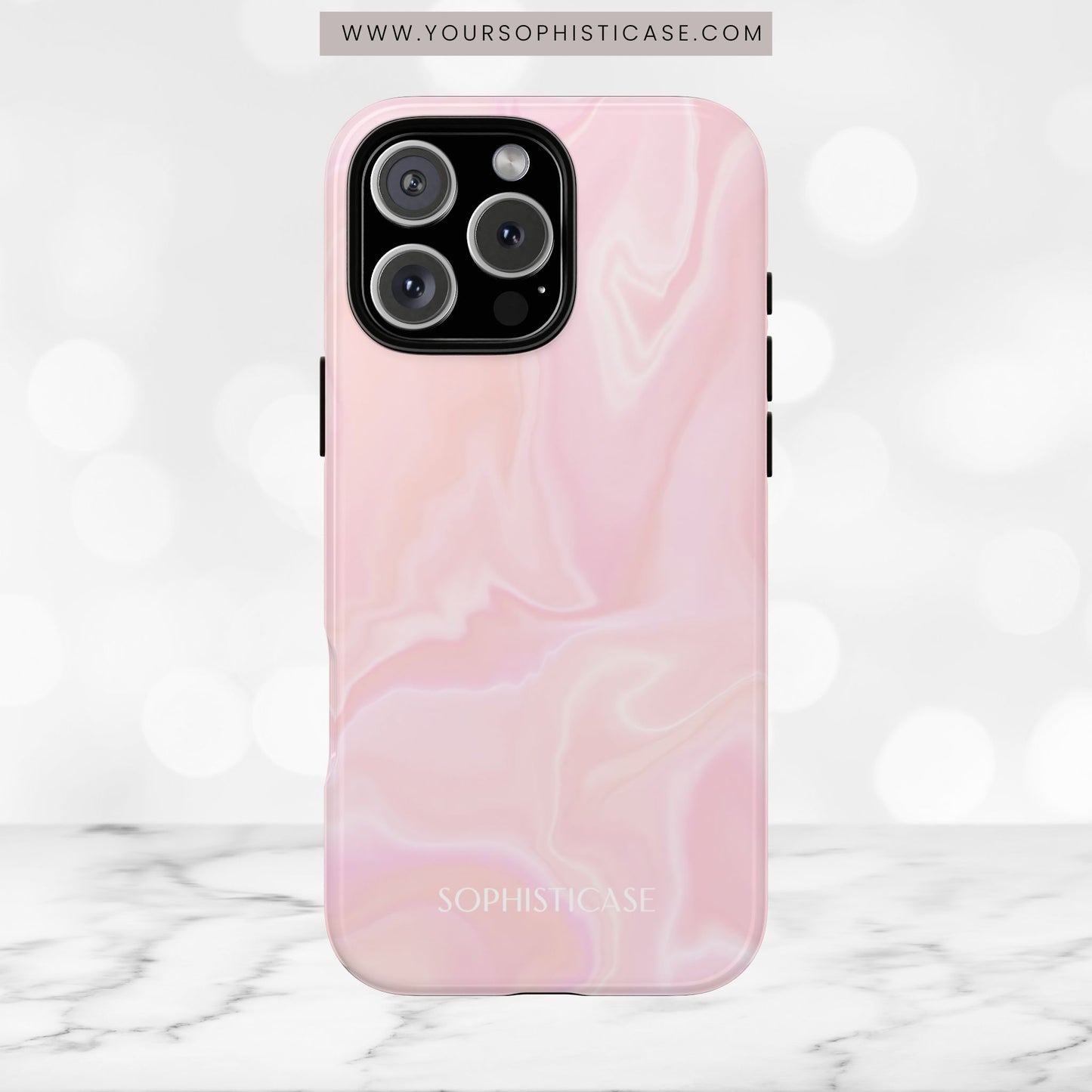 Liquid Magic in Pink Haze - iPhone Case