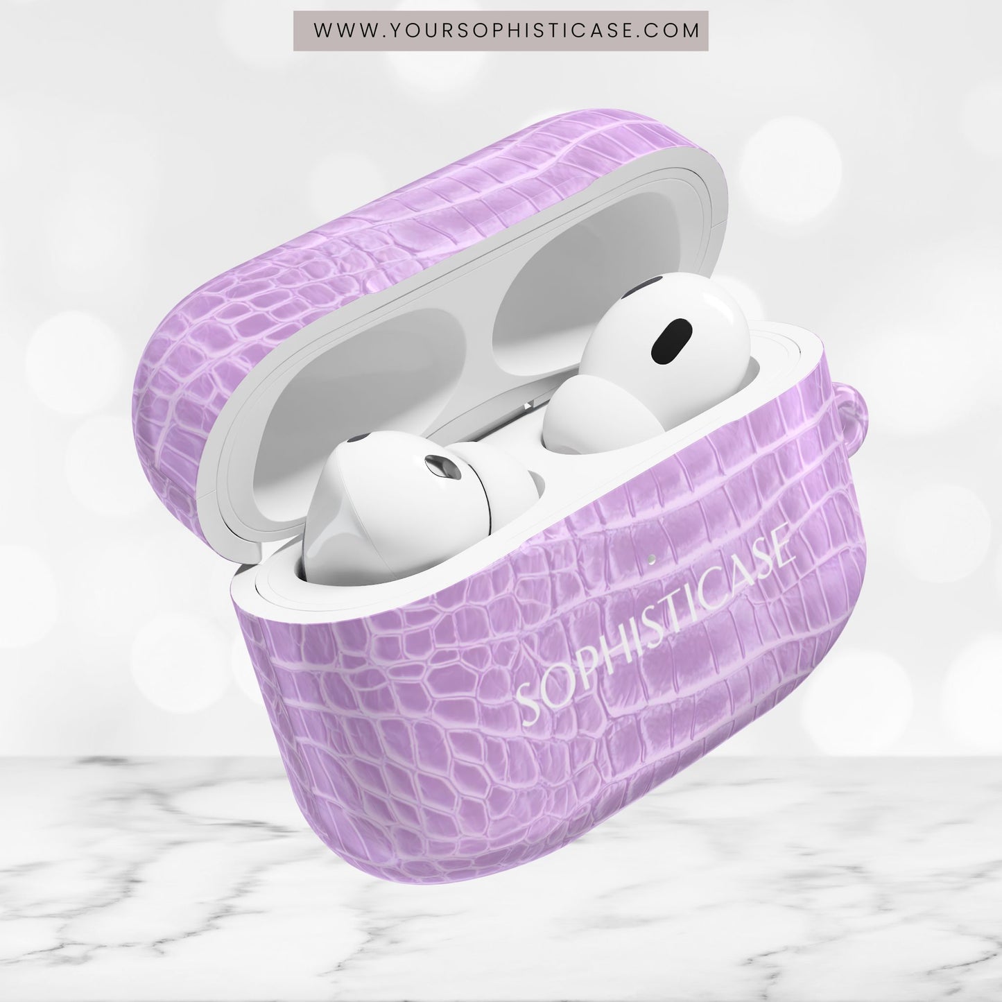AirPod Cases - Luxe Leather in Purple