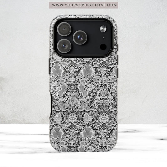 Luxe Lace in Black - Magsafe Case