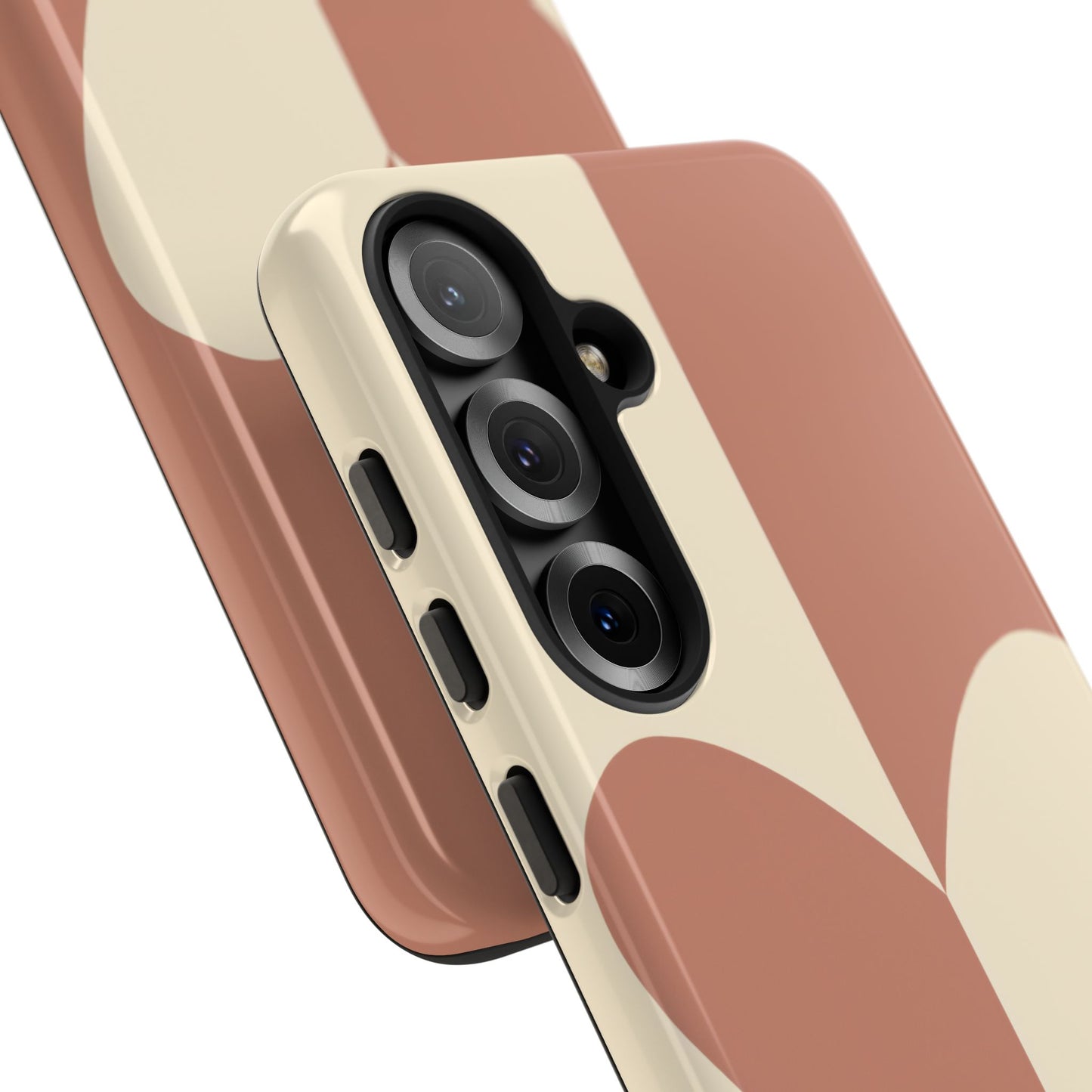 Be Mine in Brown and Cream - iPhone Case, Samsung Galaxy Case, Google Pixel Case