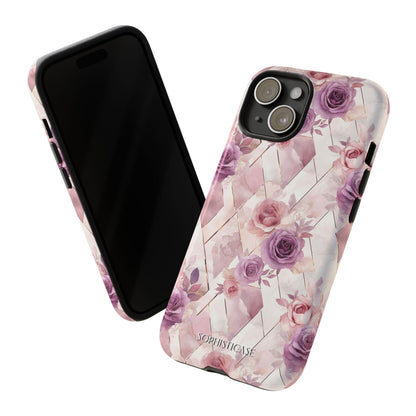 Royal Floral in Mauve Rose - Tough Phone Case