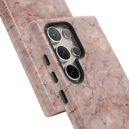 Marble Opulence in Pink - iPhone Case, Samsung Galaxy Case, Google Pixel Case