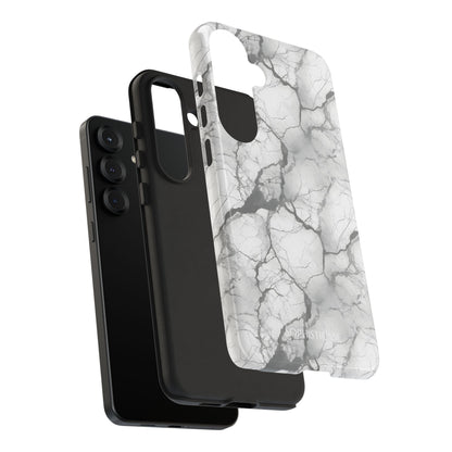 Marble Opulence in Charcoal Grey - Tough Phone Case