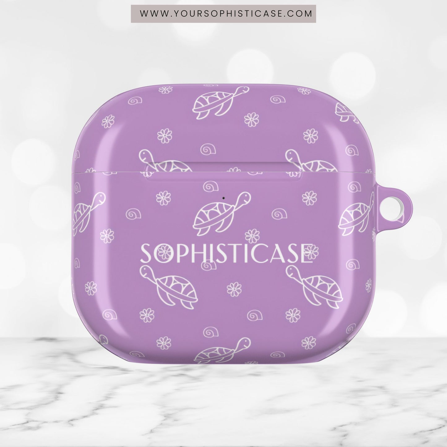AirPod Cases - Turtle Island in Purple