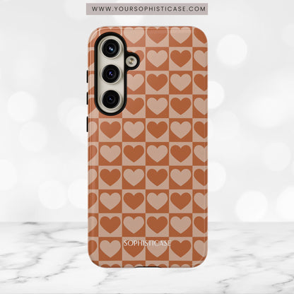Tough Love in Brown - Tough Phone Case