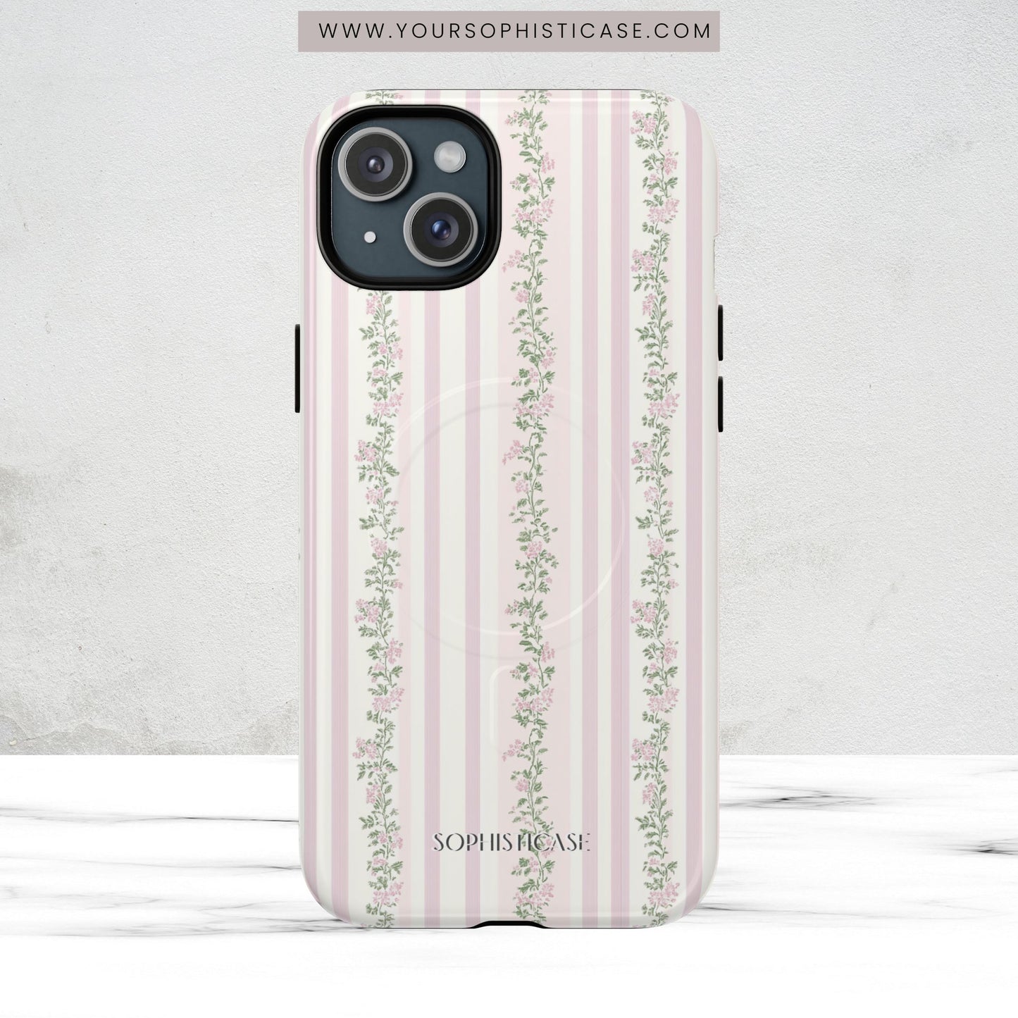 The Sweetest Thing in Coquette Rose Vine - iPhone Magsafe Case