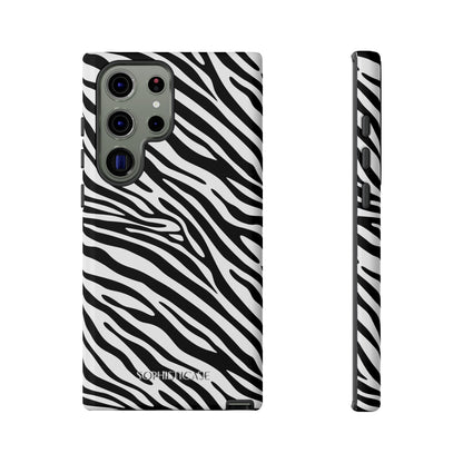 Dark Thoughts in Urban Zebra - Tough Phone Case