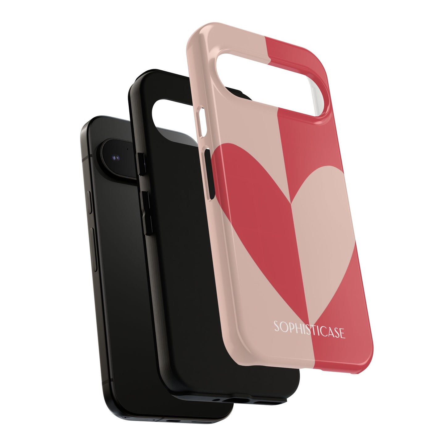 Be Mine in Red and Brown - iPhone Case, Samsung Galaxy Case, Google Pixel Case