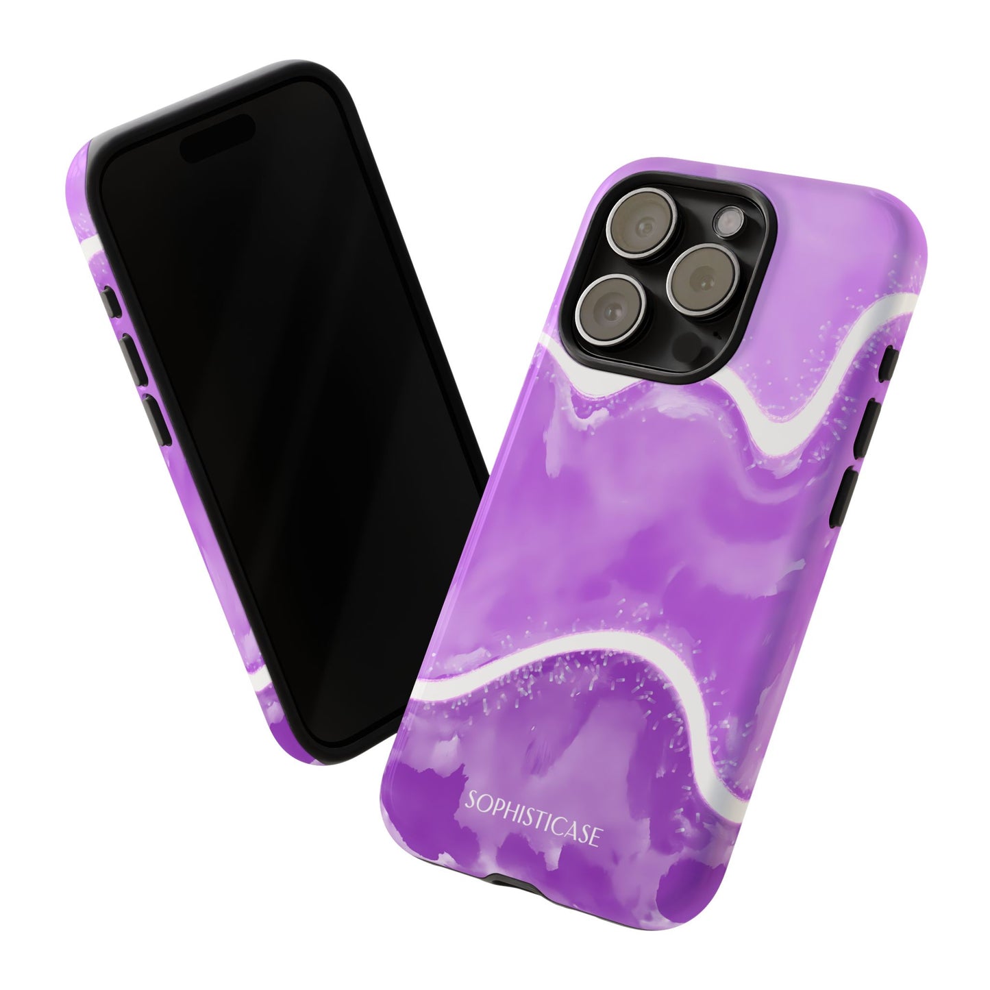 Serenity in Deep Purple - iPhone Case