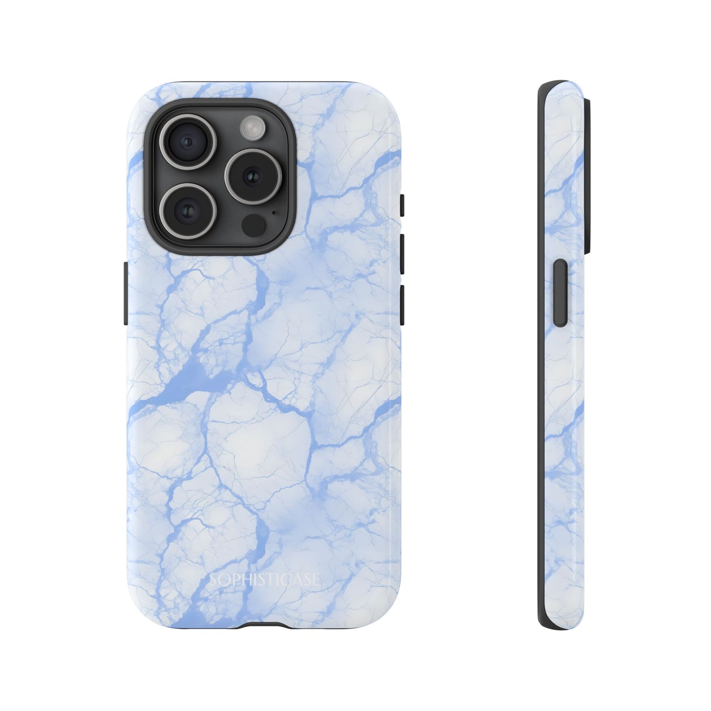 Marble Opulence in Blue - Tough Phone Case