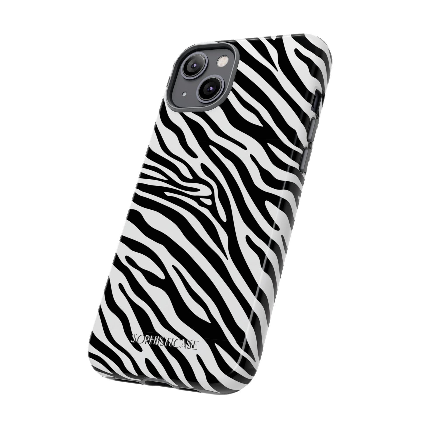 Dark Thoughts in Urban Zebra - Tough Phone Case