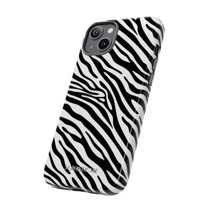 Dark Thoughts in Urban Zebra - Tough Phone Case